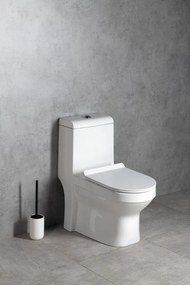 Sapho Sapho, HUBERT WC kombi, spodný/zadný odpad, biela, PB304