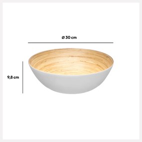 Šalátová misa Cassandra White, (fi) 29,5 cm