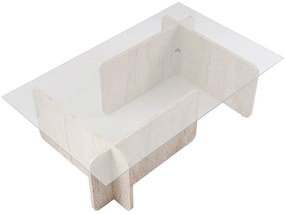 Konferenčný stolík Flavio Travertine