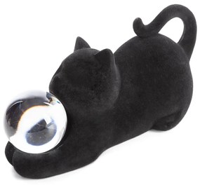 DEKORAČNÁ SOŠKA MOLY 26X11X12 CM ČIERNA