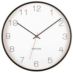 Karlsson 5926BK dizajnové nástenné hodiny 40 cm