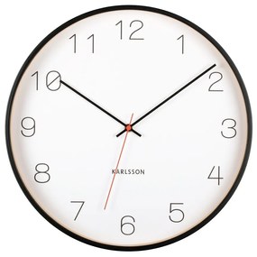 Karlsson 5926BK dizajnové nástenné hodiny 40 cm
