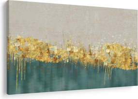 Obraz - Textúra so zlatým dekorom (90x60 cm)