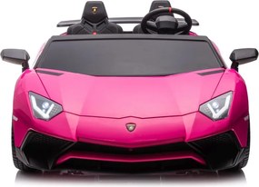 LEAN CARS Lamborghini XXL batéria do auta A8803 ružová 24V