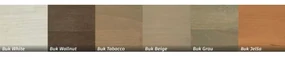TEXPOL Jednolôžková posteľ z masívu NIKOLETA - plné čelo Veľkosť: 220 x 100 cm, Materiál: BUK morenie orech