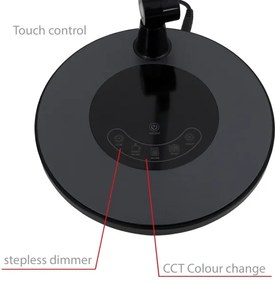 Brilo - LED Stmievateľná dotyková stolná lampa LED/6,6W/230V 3000/4000/6000K