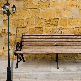 Vonkajšia lampa 3xE27/20W/230V IP43 2,58 m čierna