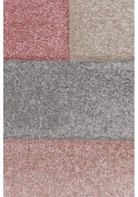 Ružovo-sivý koberec Flair Rugs Cosmos, 80 × 150 cm