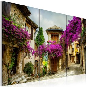 Artgeist Obraz - Charming Alley Veľkosť: 120x80, Verzia: Na talianskom plátne