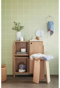 Modrá bavlnená utierka Hübsch Thea, 40 x 60 cm