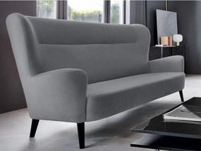 Trojmiestna pohovka Next, šedá látka