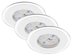Briloner 7197-036-SADA 3x LED Stmievateľné kúpeľňové svietidlo LED/4,5W/230V IP44
