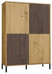 Vitrína KAMARO 4DK 103,5 cm dub artisan