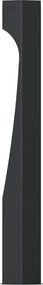 Nordlux Antracitová záhradná lampa Concordia pre žiarovku GU10 100cm 49018050