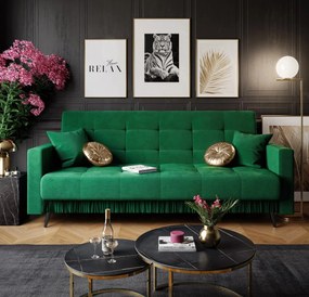 ELEGANTNÁ POHOVKA TIFFANY SO SPANÍM A ÚLOŽNÝM PRIESTOROM FRENCH VELVET 658