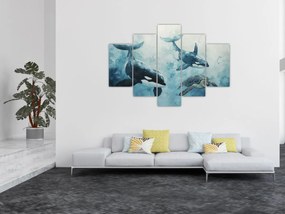 Obraz - Podmorská maľba (150x105 cm)