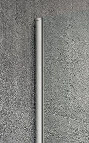 Gelco, VARIO CHROME jednodielna sprchová zástena na inštaláciu k stene, matné sklo, 800 mm, GX1480GX1010