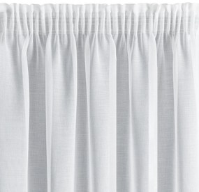 ZÁCLONA NA PÁSKE LANA 350X150 CM BIELA