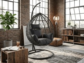 Vankúš do závesného kresla KOKON, tmavo sivý