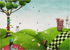 Obraz podivuhodnej krajiny (70x50 cm)