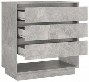vidaXL Komoda betónová sivá 70x41x75 cm drevotrieska-