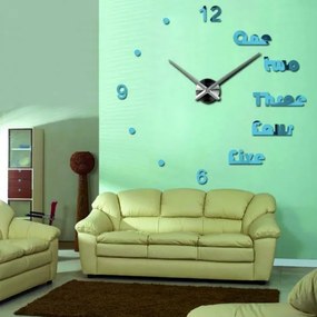 SENTOP | Moderné hodiny na stenu DIY DRIWAL l 3D HODINY 12S039 HEU- analógové