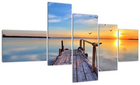 Moderný obraz - mólo