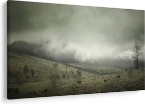 Obraz krajiny pred búrku (90x60 cm)