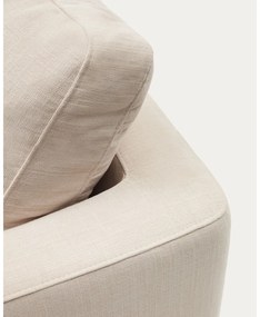 Béžová ženilková rohová pohovka (ľavý roh/s leňoškou) Gala – Kave Home