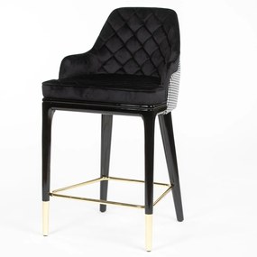 BELINI BAR 78 ČALÚNENÁ BAROVÁ STOLIČKA NA MIERU black