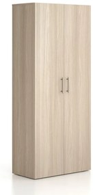 Kancelárska skriňa vysoká SOLID, 800 x 400 x 1830 mm, dub prírodný