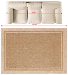 Koberec Sienna camel 160x230 cm