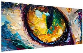 Obraz - Maľba mačacieho oka (120x50 cm)