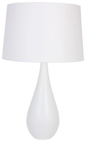 HELLUX Moderná stolná lampa VESE E27 biela / biele tienidlo 4112209