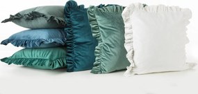 DEKORAČNÁ OBLIEČKA NA VANKÚŠ BRENDA 45X45 CM ČIERNA