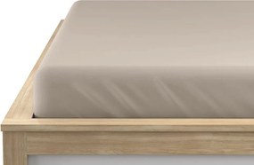 Jersey plachta cappuccino 180 x 200 cm