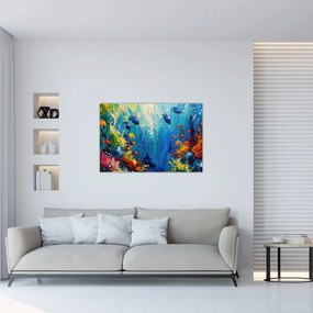 Obraz - Maľba podmorského sveta (90x60 cm)