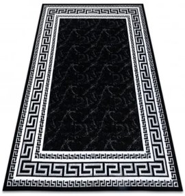 Koberec GLOSS 2813 87 styl, greek - čierny, sivý