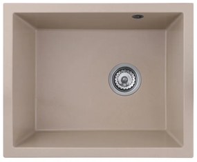 Gamma Decor 5040, 1-komorový granitový drez 560x460x180 mm, béžová, GMA-ZLE000083
