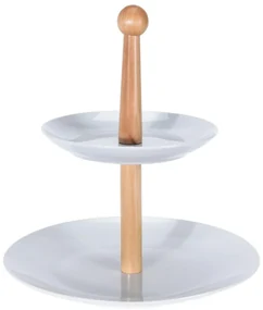 Porcelánový servírovací podnos Rebeca, 24x27 cm