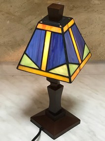 Vitrážová lampa Tiffany WOOD 30*13