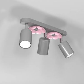 Bodové svietidlo FLOWER 3xGU10/8W/230V matný chróm
