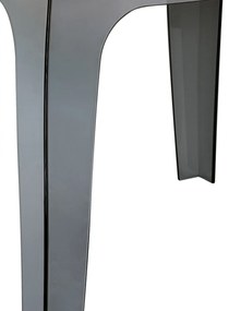 Stôl Queen - v43 x 50 x 50 cm - Čierna