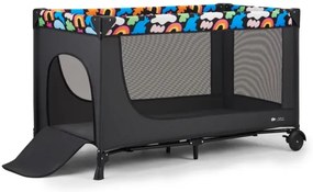 KINDERKRAFT - Cestovná postieľka JOY 2 Happy shapes