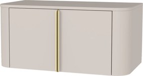 Závesná skrinka pod umývadlo Bassa 80 cm kašmír/zlatá