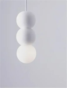 LED biely moderný luster Zero 3