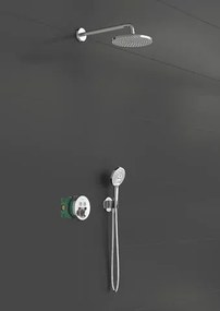 Hansgrohe Raindance S, sprchový systém 240 1jet PowderRain s termostatom ShowerSelect S, chrómová, HAN-27951000