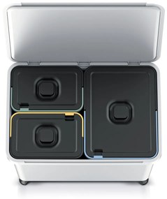 Odpadkový kôš na triedený odpad NKS60W3 43 l - popolavá