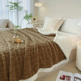 Hrejivá barančeková deka Homa REDDEA CARAMEL