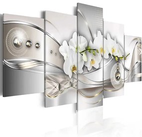 Obraz - Pearl Dance of Orchids Veľkosť: 100x50, Verzia: Premium Print